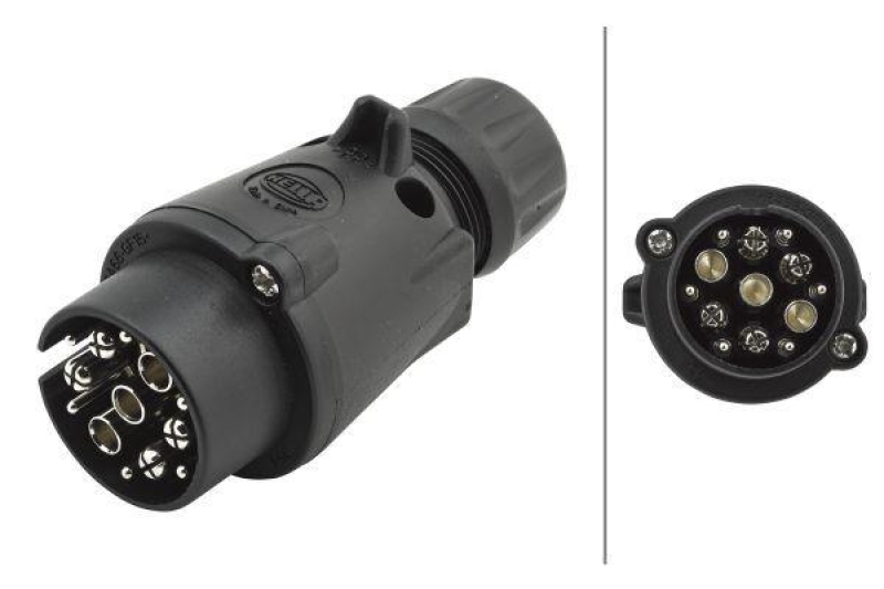HELLA 8JA 005 951-061 Stecker, 13 polig Schraubkontakt
