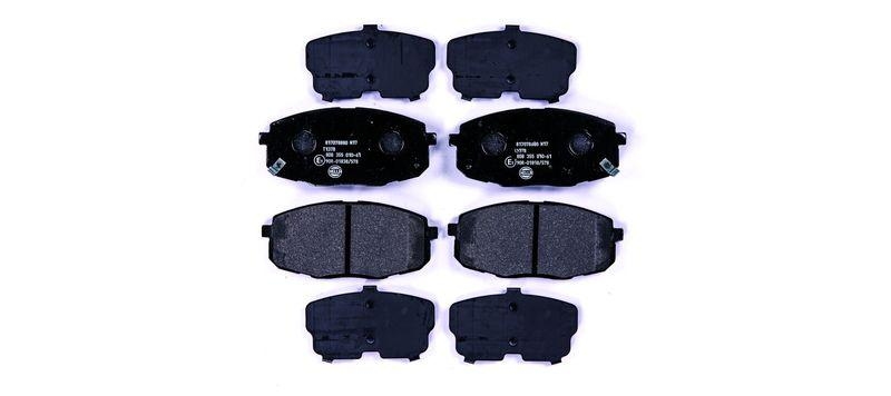 HELLA 8DB 355 010-611 Bremsbelagsatz, Scheibenbremsbelag für HYUNDAI/KIA