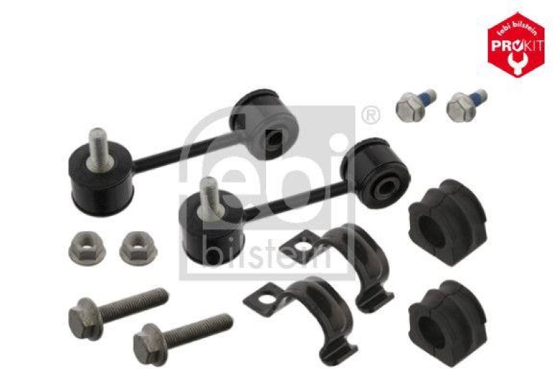 FEBI BILSTEIN 36758 Stabilisatorlagersatz mit Verbindungsstangen für VW-Audi