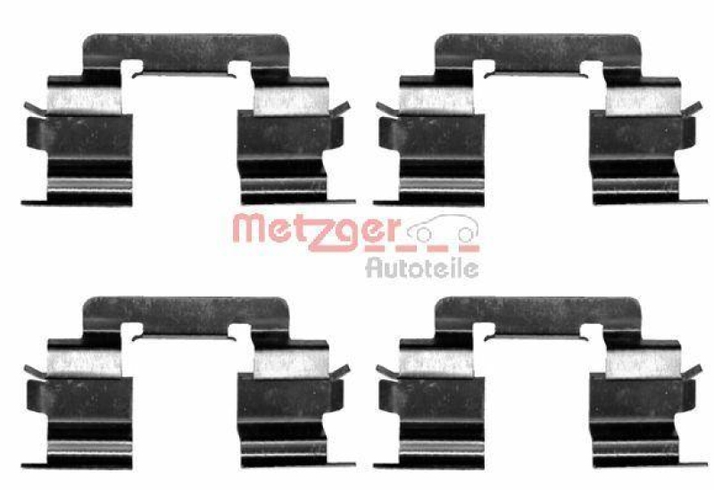 METZGER 109-1216 Zubeh&ouml;rsatz, Scheibenbremsbelag f&uuml;r MB