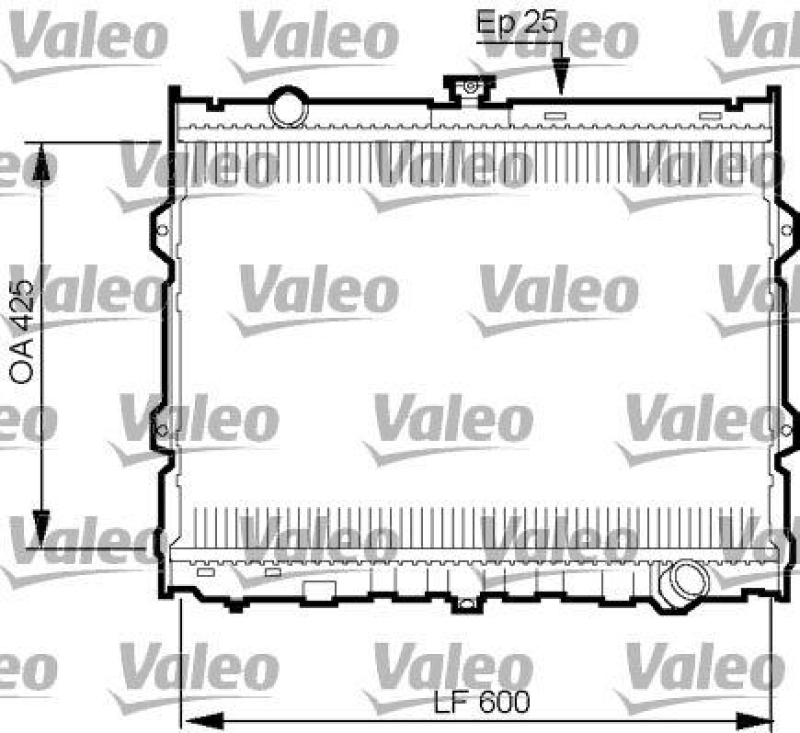 VALEO 734784 Motork&uuml;hler HYUNDAI GALLOPER 2.5 TDI