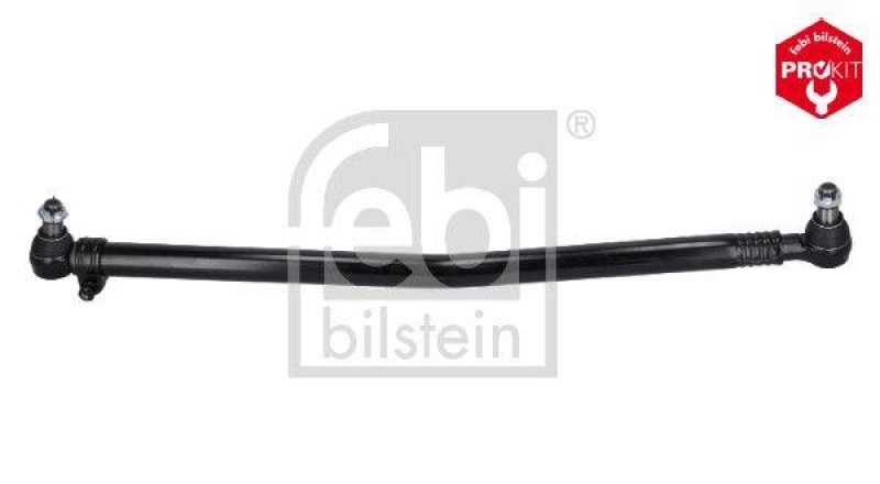 FEBI BILSTEIN 35399 Lenkstange mit Sicherungsmuttern, vom Lenkgetriebe zur 1. Vorderachse für RENAULT (RVI)