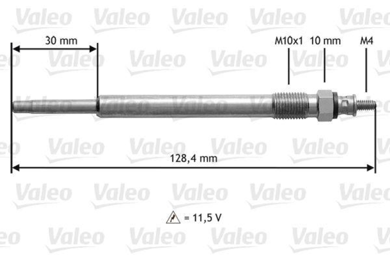 VALEO 345179 Gl&uuml;hkerze MERCEDES Classe A 1,7L