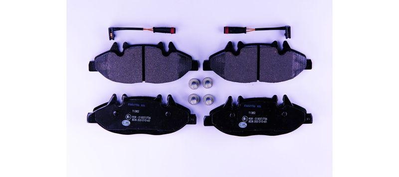 HELLA 8DB 355 010-651 Bremsbelagsatz, Scheibenbremsbelag f&uuml;r MB