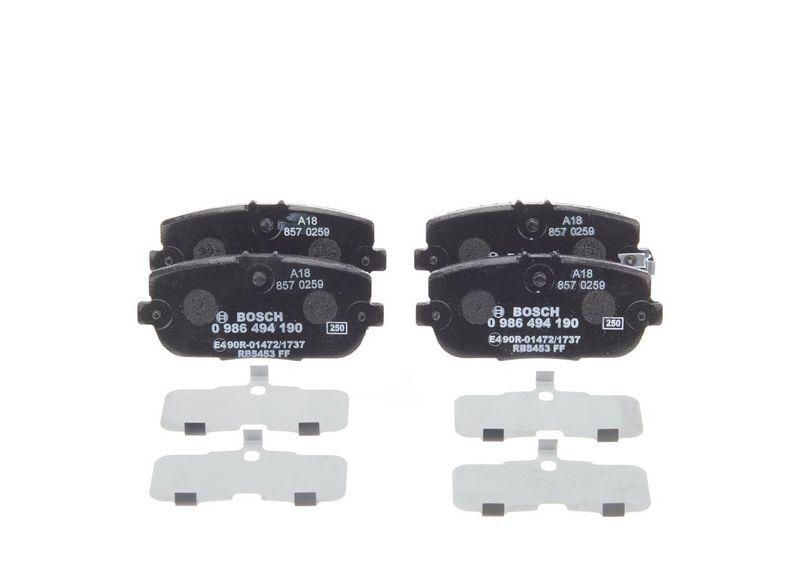 BOSCH 0 986 494 190 Bremsbelagsatz Scheibenbremse