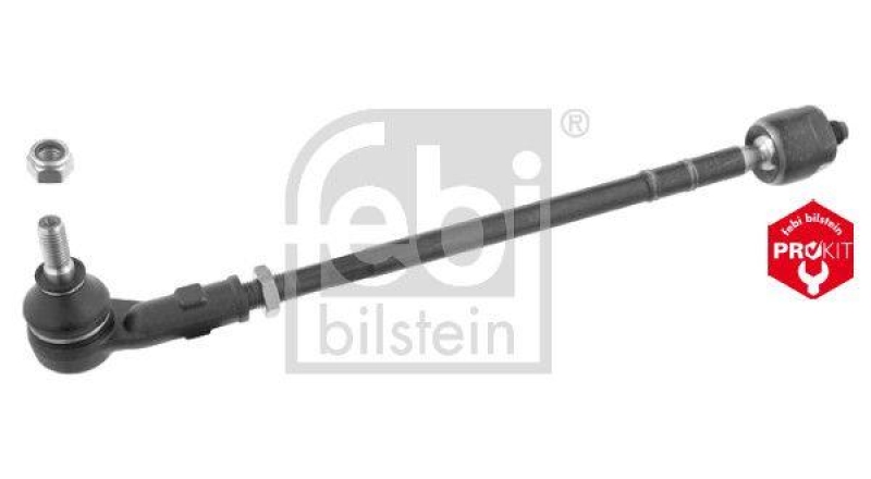 FEBI BILSTEIN 24258 Spurstange mit Endst&uuml;ck und Sicherungsmutter f&uuml;r VW-Audi