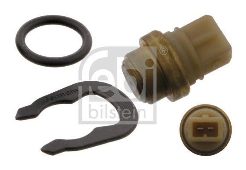 FEBI BILSTEIN 33888 K&uuml;hlmitteltemperatursensor mit Dichtung und Haltefeder f&uuml;r VW-Audi