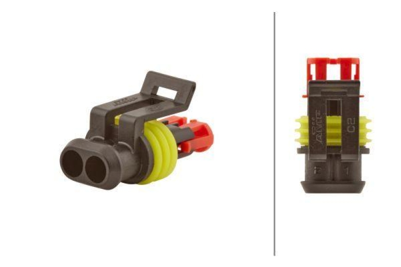 HELLA 8JA 746 184-022 Steckgeh&auml;use, 2 polig Parallelverbinder