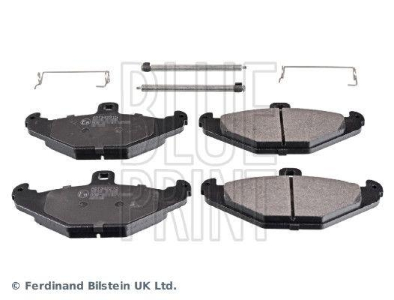 BLUE PRINT ADT342215 Bremsbelagsatz mit Befestigungsmaterial f&uuml;r Opel PKW