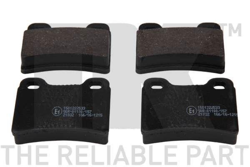 NK 222533 Bremsbelagsatz, Scheibenbremse f&uuml;r FORD, KIA