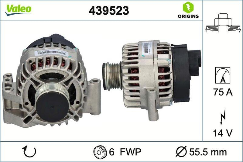 VALEO 439523 Generator Neu - ORIGINS