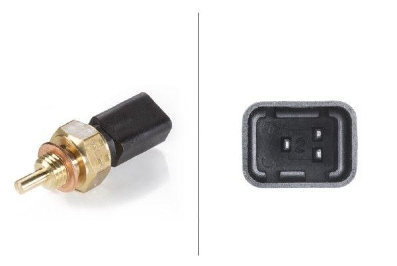 HELLA 6PT 009 107-131 Sensor, K&uuml;hlmitteltemperatur f&uuml;r DACIA/OPEL/NISSAN/...