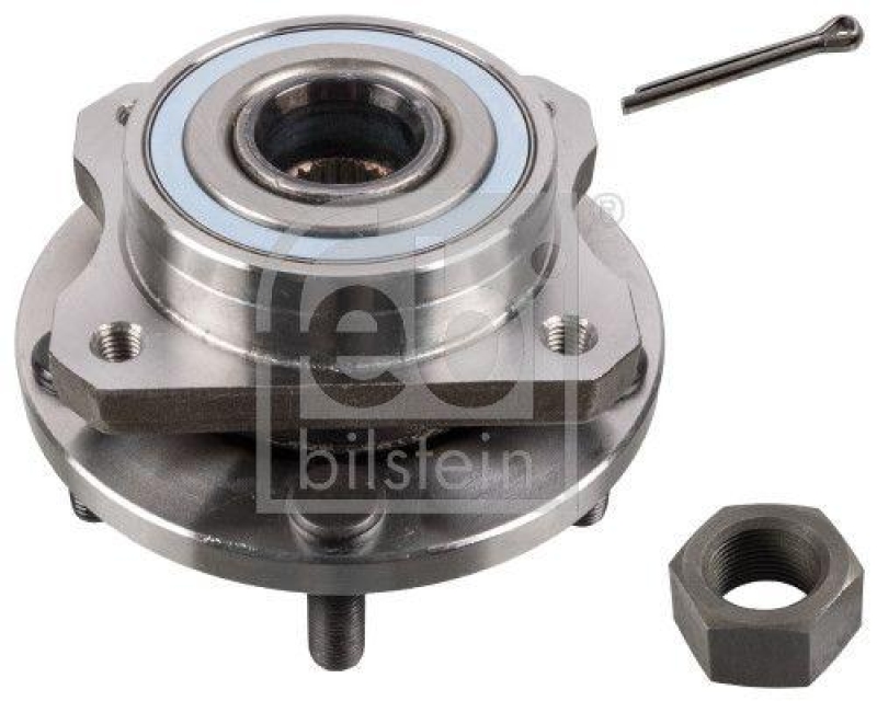 FEBI BILSTEIN 173005 Radlagersatz mit Radnabe, ABS-Impulsring und Anbaumaterial f&uuml;r Chrysler