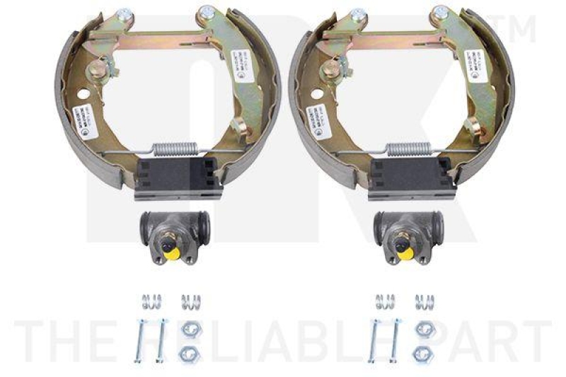 NK 442540802 Bremsensatz, Trommelbremse f&uuml;r FORD