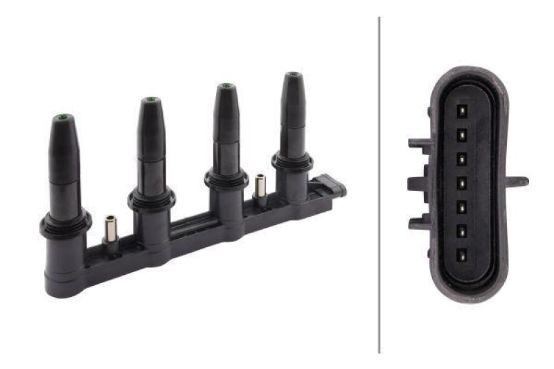 HELLA 5DA 358 000-231 Z&uuml;ndspule, 7 polig f&uuml;r OPEL