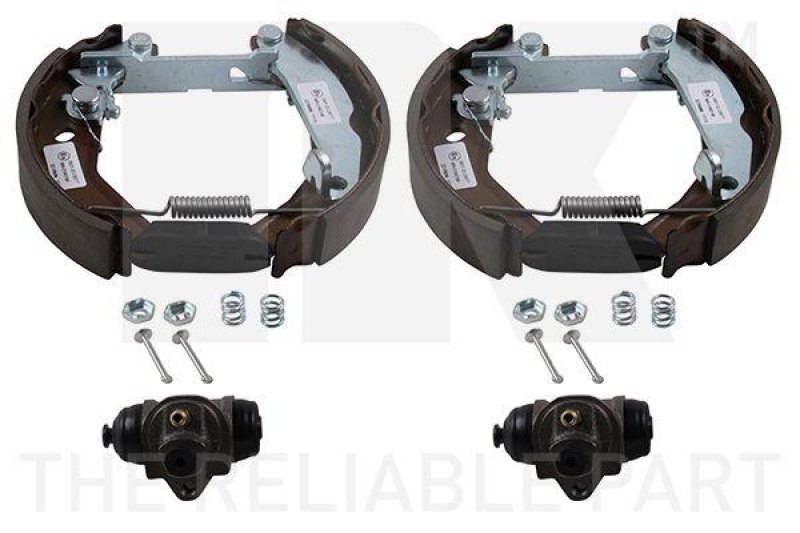 NK 442551701 Bremsensatz, Trommelbremse f&uuml;r FORD