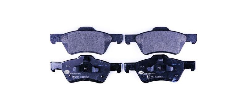 HELLA 8DB 355 014-961 Bremsbelagsatz, Scheibenbremsbelag f&uuml;r MAZDA/FORD