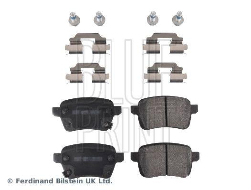 BLUE PRINT ADL144232 Bremsbelagsatz mit Befestigungsmaterial f&uuml;r Opel PKW