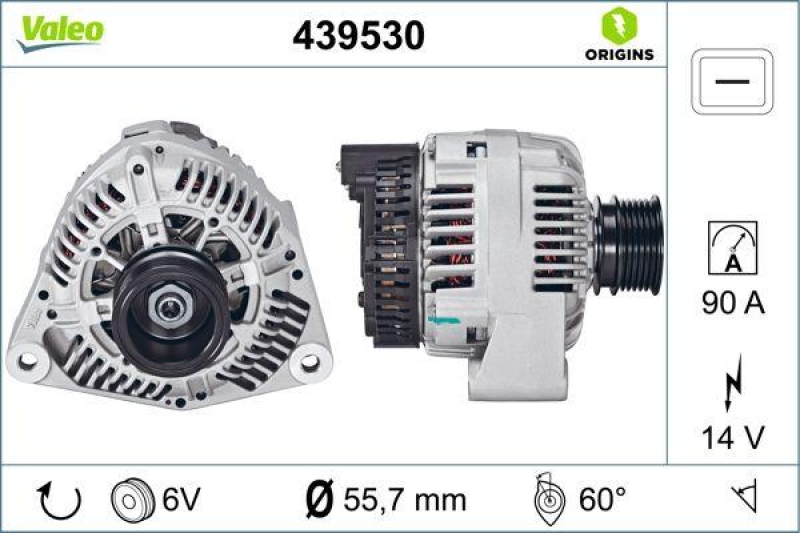 VALEO 439530 Generator Neu - ORIGINS