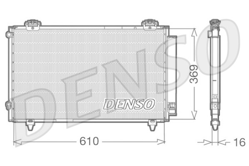 DENSO DCN50008 Kondensator A/C