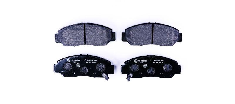 HELLA 8DB 355 010-981 Bremsbelagsatz, Scheibenbremsbelag f&uuml;r HONDA