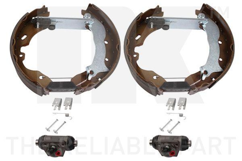 NK 442555901 Bremsensatz, Trommelbremse f&uuml;r FORD
