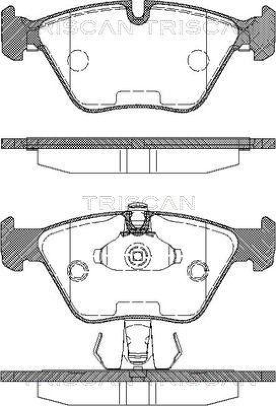 TRISCAN 8110 11010 Bremsbelag Vorne f&uuml;r Bmw 3-Serie E39