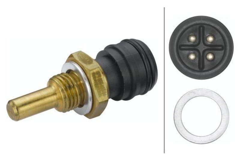 HELLA 6PT 009 107-841 Sensor, K&uuml;hlmitteltemp. f&uuml;r MB