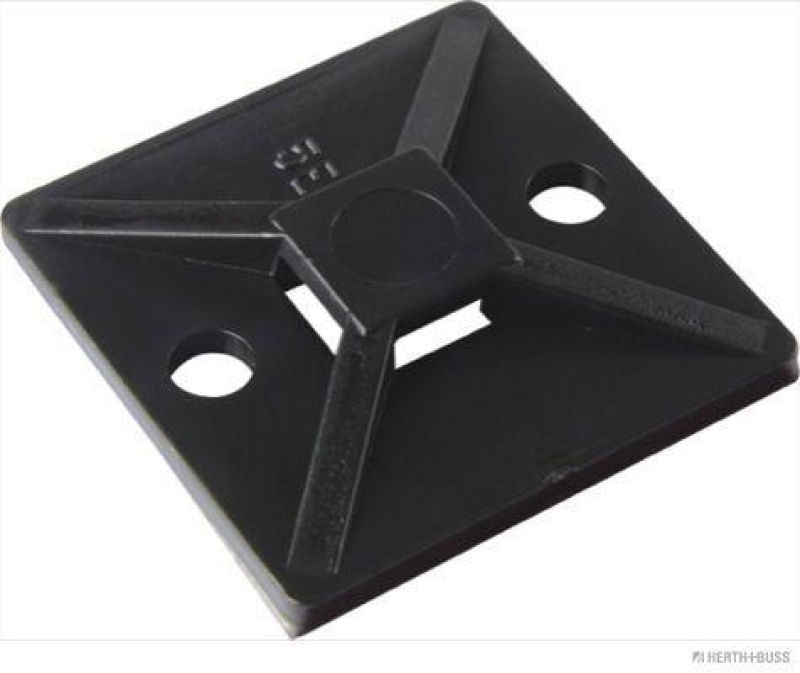 HERTH+BUSS 50265722 Befestigungssockel, Kabelbinder mit Klebefolie, 28 x 28