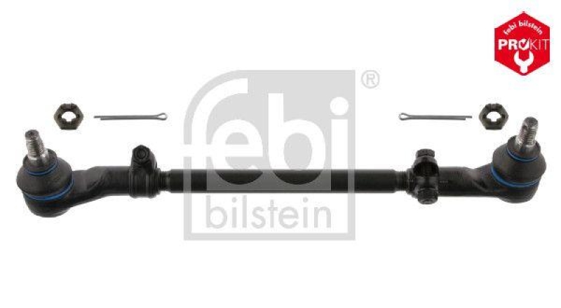 FEBI BILSTEIN 02289 Spurstange mit Kronenmuttern und Splinten f&uuml;r VW-Audi