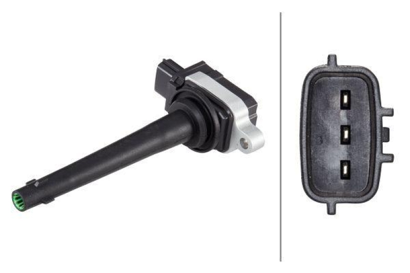 HELLA 5DA 358 000-651 Zündspule, 3 polig für NISSAN/RENAULT