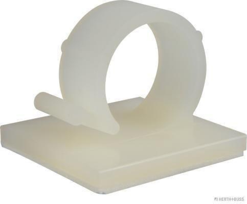 HERTH+BUSS 50265738 Befestigungssockel, Kabelstrang Klebefolie, 28,5 x 28,5 mm, f&uuml;r Kabel-&Oslash; 18 mm