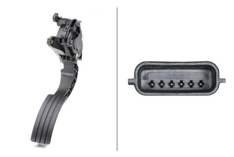 HELLA 6PV 009 978-731 Sensor, Fahrpedalstellung f&uuml;r RENAULT CLIO IV