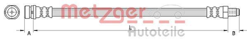 METZGER 4110992 Bremsschlauch f&uuml;r FORD HA links/rechts