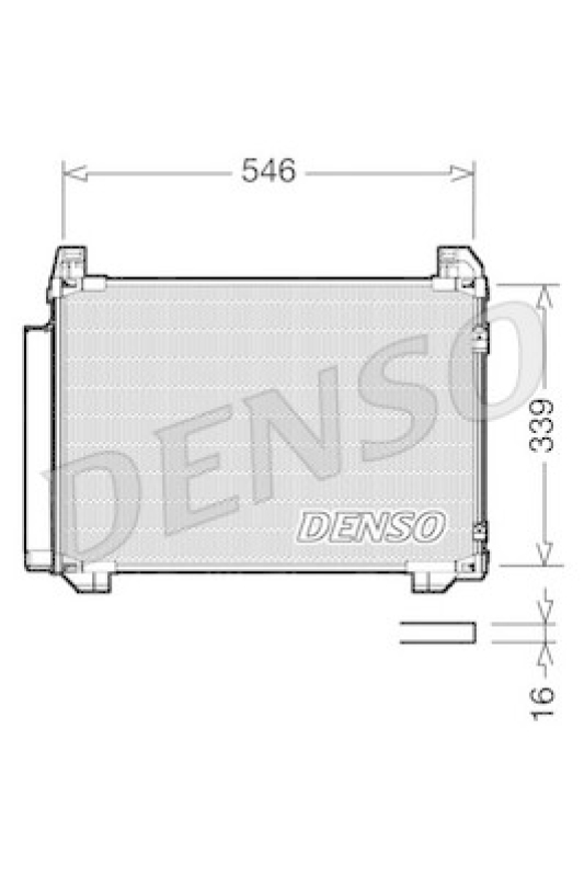 DENSO DCN50025 Kondensator A/C