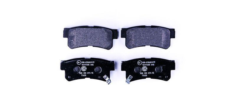 HELLA 8DB 355 011-151 Bremsbelagsatz, Scheibenbremsbelag f&uuml;r SSANGYONG/DAEWOO