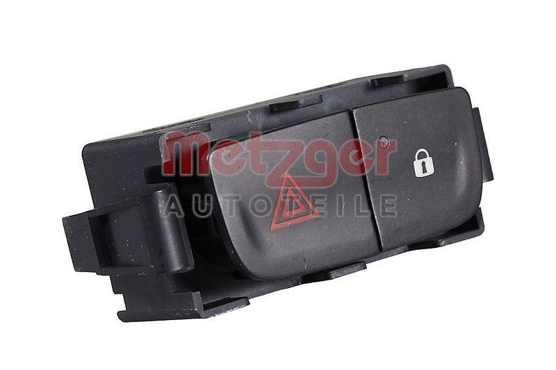 METZGER 09161076 Warnblinkschalter für DACIA/RENAULT