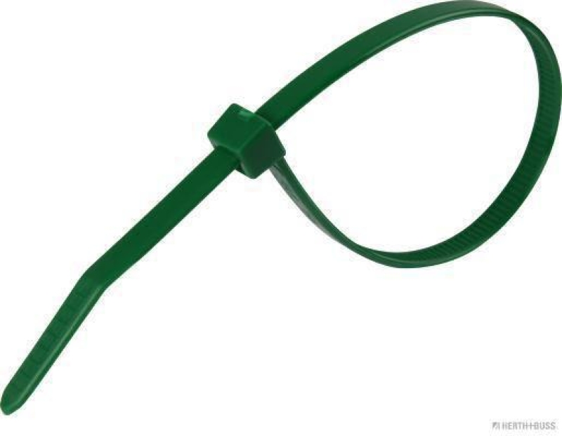 HERTH+BUSS 50266007 Kabelbinder 4,7 x 390 mm, PA 6.6 grün