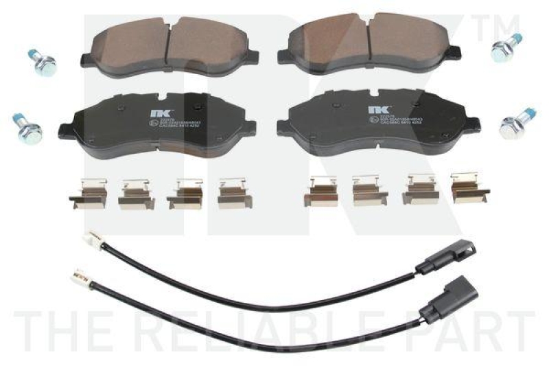 NK 222576 Bremsbelagsatz, Scheibenbremse für FORD