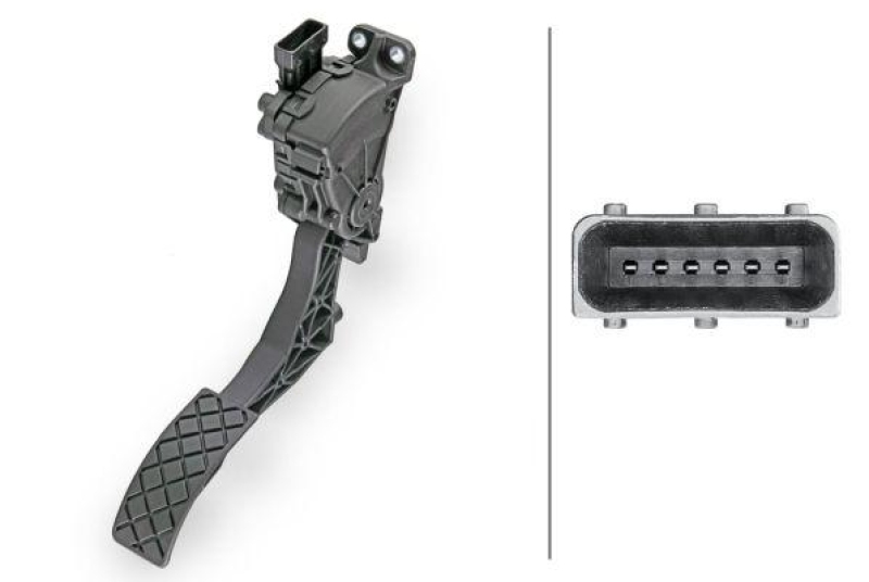 HELLA 6PV 934 516-701 Sensor, Fahrpedalstellung