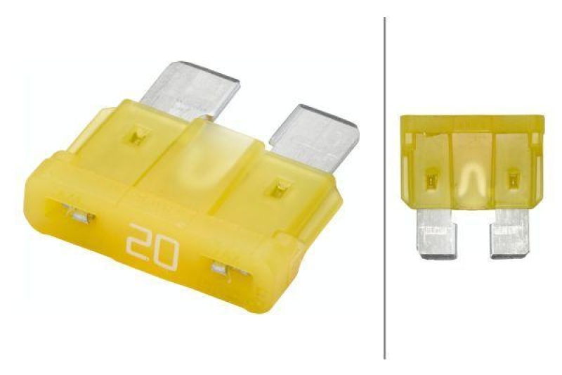 HELLA 8JS 711 688-002 Sicherung D 74, 20 A, Set