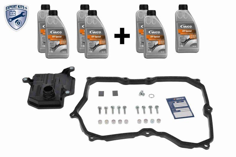 VAICO V10-5612-xxL Teilesatz, Automatikgetriebe-&Ouml;lwechsel 8-Gang (09P / Aq450) f&uuml;r VW