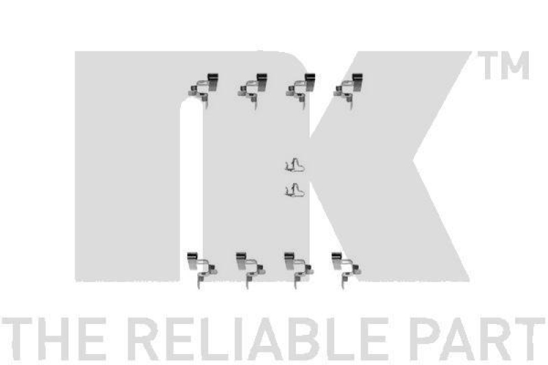 NK 7945191 Zubeh&ouml;rsatz, Scheibenbremsbelag f&uuml;r TOYOTA