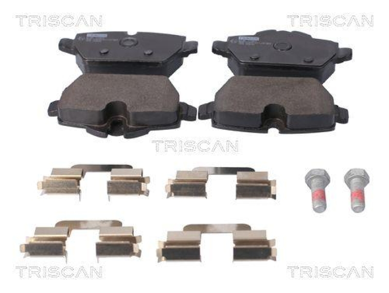 TRISCAN 8110 11024 Bremsbelag Hinten f&uuml;r Bmw 1-Serie (E87)