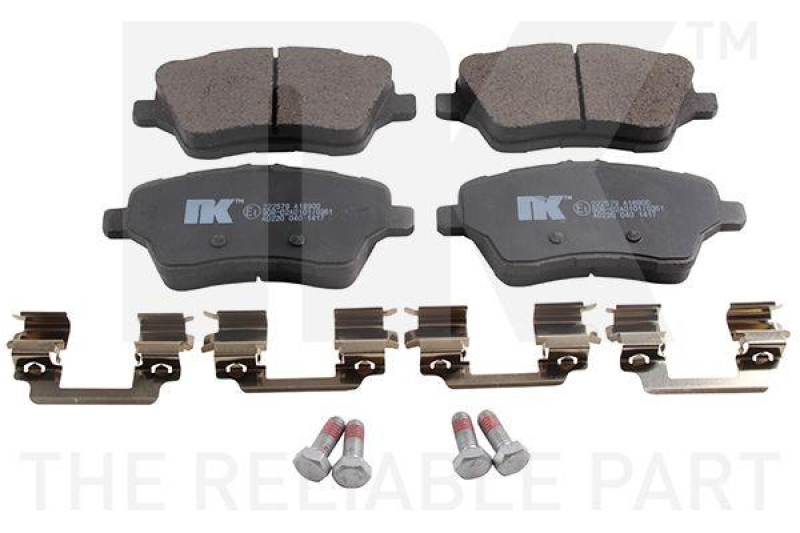 NK 222579 Bremsbelagsatz, Scheibenbremse f&uuml;r FORD