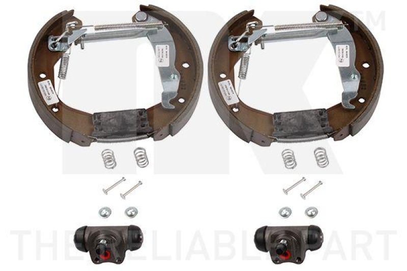 NK 443641303 Bremsensatz, Trommelbremse f&uuml;r OPEL, VAUX