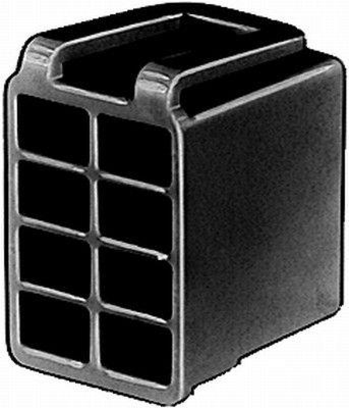 HELLA 8JA 713 631-007 Steckgeh&auml;use, 8-polig Flachsteckerh&uuml;lse