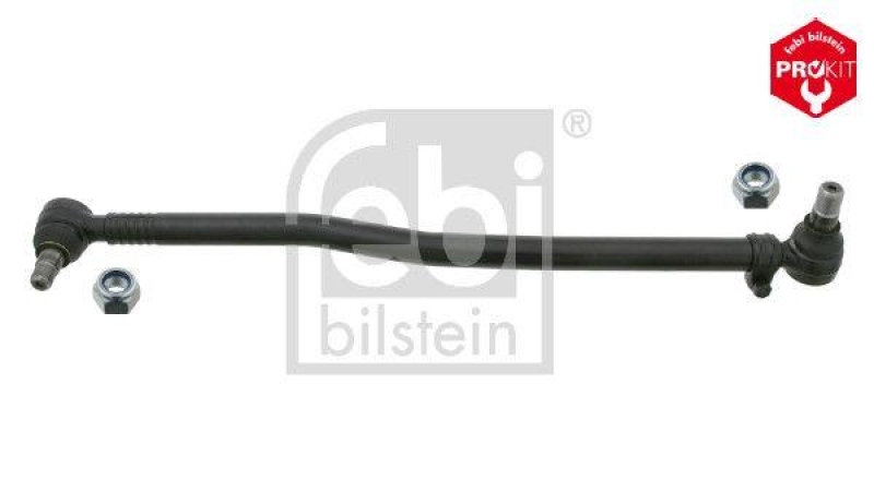 FEBI BILSTEIN 26883 Lenkstange mit Sicherungsmuttern, vom Lenkgetriebe zur 1. Vorderachse für Mercedes-Benz