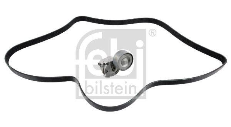 FEBI BILSTEIN 30207 Keilrippenriemensatz mit Riemenspanner für Gebrauchsnr. für Keilrippenriemen