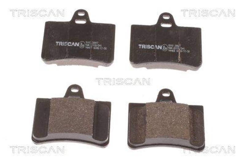 TRISCAN 8110 28017 Bremsbelag Hinten f&uuml;r Citroen C5